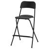 FRANKLIN IKEA 504.064.65 Стул барный складной 63 см. Чёрный