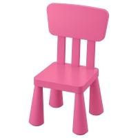 MAMMUT Детский стул 803.823.21 д/дома/улицы/розовый IKEA