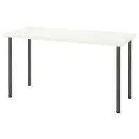 LAGKAPTEN/ADILS Письменный стол 140x60 см. 894.171.56 Белый/Чёрный IKEA