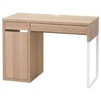 MICKE IKEA 804.847.63 Стол письменный 105x50 см Беленый дуб