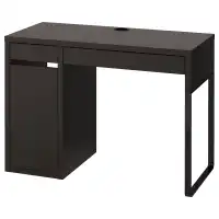 MICKE IKEA 102.447.43 Стол письменный 105x50 см Чёрно-коричневый