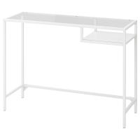 VITTSJO Стол для ноутбука Белый/Стекло 100х36 см. IKEA403.034.44