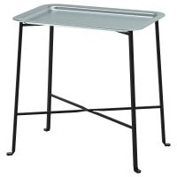 KUNGSHATT Приставной столик с подносом Тёмно-серый/Серый 56x36 см