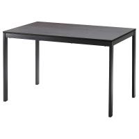 VANGSTA IKEA 104.201.52 Стол раздвижной 120/180x75 см Чёрный/темно-коричневый
