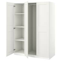 PAX / GRIMO Kombinacja szafy, biały 150x60x201 cm