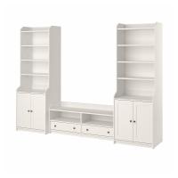 HAUGA Комбинация для хранения/под ТВ Белый 277x46x199 см. IKEA