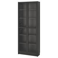 BILLY / OXBERG Книжный шкаф Чёрно-коричневый 80x30x202 см