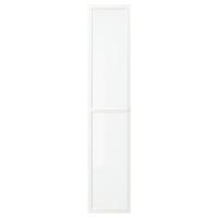 OXBERG Стеклянная дверь белый 40x192 см IKEA 902.756.17