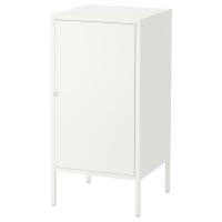 HÄLLAN ХЭЛЛАН Комбинация для хранения с дверцами, белый 45x47x92 см