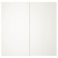 HASVIK Drzwi przesuwne, biały 200x201 cm