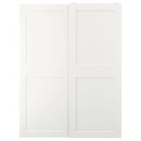 GRIMO Drzwi przesuwne, biały 150x201 cm