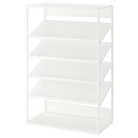 PLATSA Otwarty moduł na obuwie, biały 80x40x120 cm Noga 11 cm