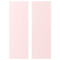 SMÅSTAD СМОСТАД Дверь, бледно-розовый 30x90 см