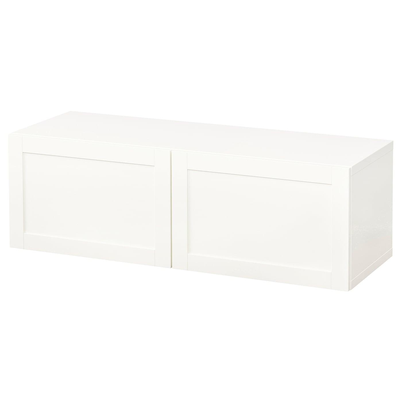 BESTA БЕСТО Комбинация настенных шкафов, белый/Ханвикен белый 120x42x38 см