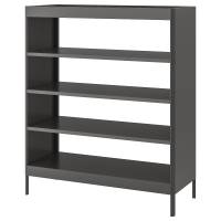 IDÅSEN Книжный шкаф темно-серый 120x140 см