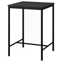 SANDSBERG Стол барный, черный, 67x67 см
