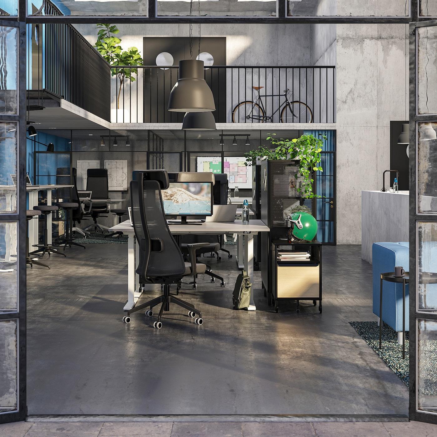 JARVFJALLET IKEA 805.106.39 Офисный стул Чёрный