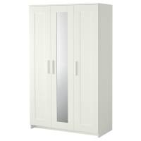 БРИМНЭС Гардероб/3 двери 404.079.22 Белый 117x190 cm IKEA