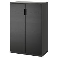 GALANT Шкаф с дверями Чёрный 80x120 см