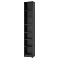 BILLY Книжный шкаф черно-коричневый 40x28x237 см
