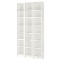 BILLY Книжный шкаф белый 120x28x237 см