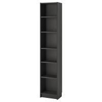 BILLY Книжный шкаф черно-коричневый 40x28x202 см