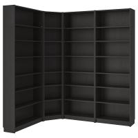 BILLY Книжный шкаф черно-коричневый 215 / 135x28x237 см