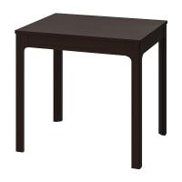 EKEDALEN Раздвижной стол Тёмно-коричневый 80/120x70 cm