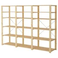 HEJNE HEJNE 3 секции/полки хвойное дерево 230x50x171 см