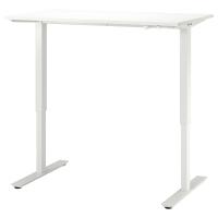 TROTTEN Стол с регулируемой высотой Белый 120x70 cm IKEA 994.295.78