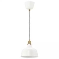 RANARP Подвесной светильник 103.909.61 светодиодная лампа E27 100 люмен Кремовый IKEA