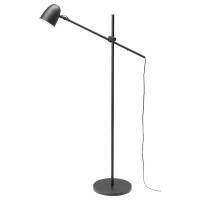 SKURUP Лампа 204.711.17 напольная для чтения светодиодная лампа E14 470 люмен Чёрный IKEA