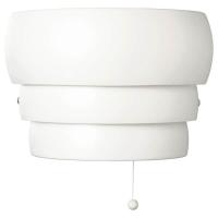 GRÖNPLYM Настенный светильник, стационарный, белая светодиодная лампа E27 470 люмен IKEA