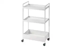 NISSAFORS IKEA 404.657.33 Тележка 50.5x30x83 см. Белый