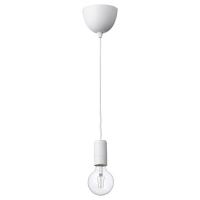SUNNEBY / LUNNOM Подвесной светильник с лампочкой белый/прозрачный шар IKEA 894.915.04