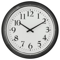 BRAVUR Часы, низкое напряжение/черный Аккумулятор IKEA 605.404.73