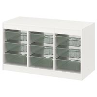TROFAST Стеллаж с ящиками белый/светло-серый IKEA