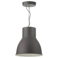 HEKTAR Подвесной светильник темно-серый светодиодная лампа E27, 806 люмен IKEA  602.152.05
