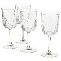 SALLSKAPLIG Бокал для вина 404.728.99 прозрачное/узорчатое стекло 27 cl IKEA