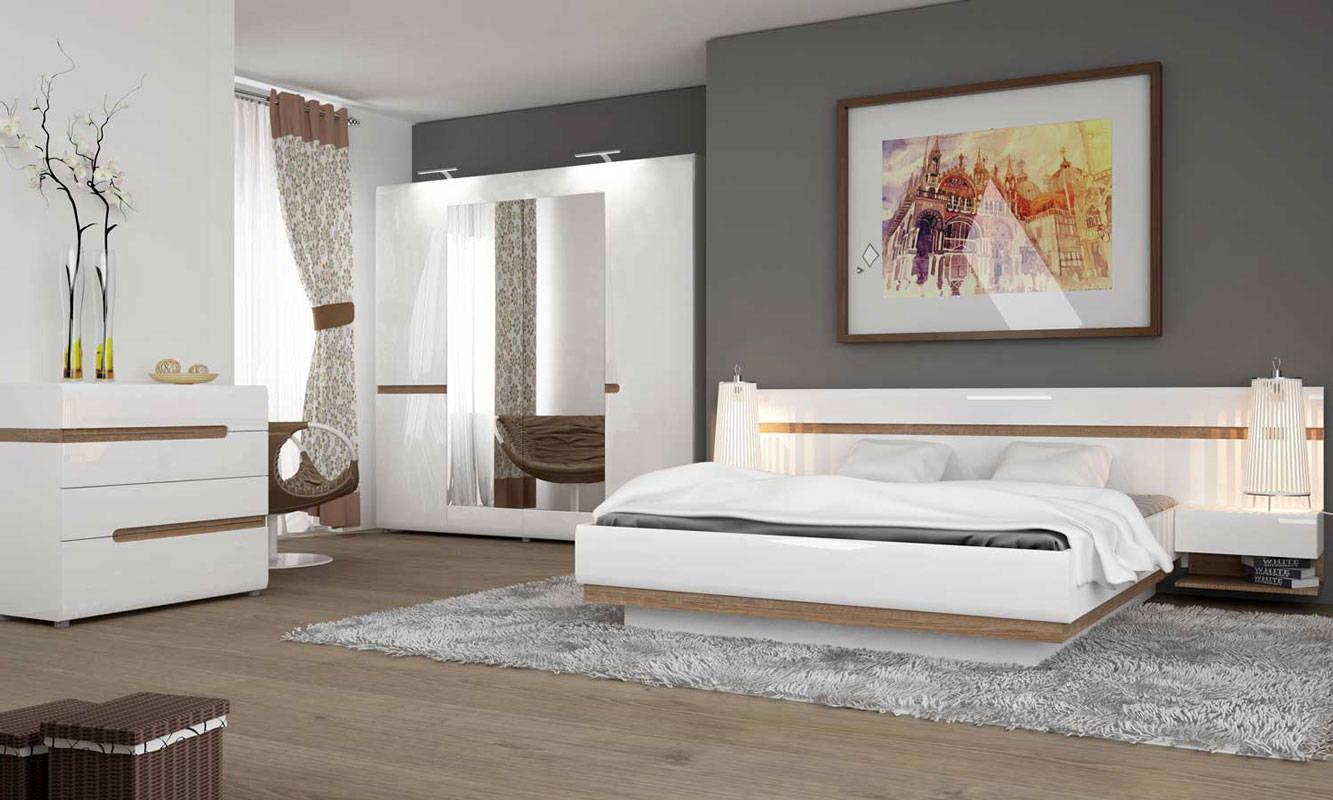 Linate модульная спальня, гостиная, кабинет (Польская мебель)