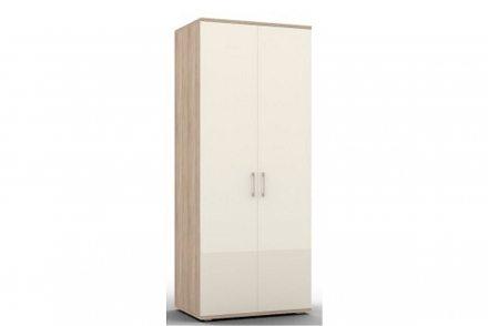 Шкаф для одежды ШО-02 LUCIDO (Дуб Сонома/Крем глянец)
