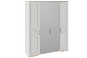 Шкаф для одежды с 2 глухими и 2 зеркальными дверями «Тоскана»