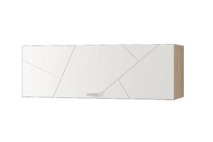 Скайлайн Шкаф настенный (900) с горизонтальной дверью Дуб Сонома/Белый