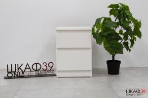 KULLEN Комод с 2 ящиками Белый 35x49 cm