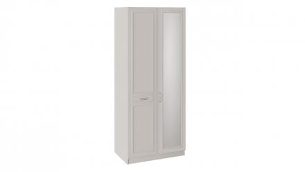 Шкаф для одежды с 1 глухой и 1 зеркальной дверью левый «Сабрина»