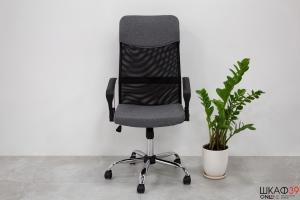 Кресло руководителя VIRE2 сетка/ткань черный/серый